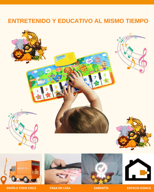 Alfombra Musical de Animalitos®🤗🐶🐦😺🐸😊🎼 ¡50% de descuento en la segunda unidad!